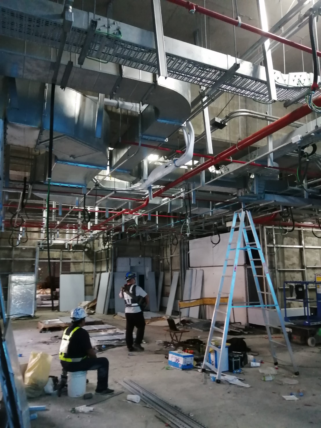 消防管線配置及控制盤配置