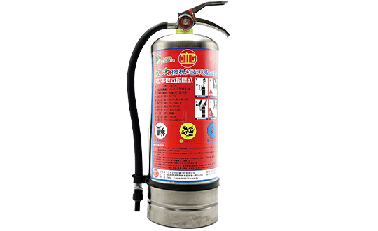 雙認證環保白鐵泡沫滅火器6L